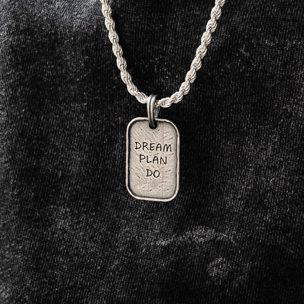 Colgante Dream Plan Do de plata 925 BOASI con cadena